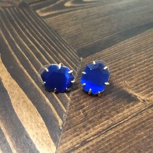Kendra Scott Morgan Cobalt earrings